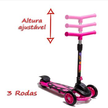 Imagem de Patinete DmToys Radical Power New + Fantasia Princesa Minnie