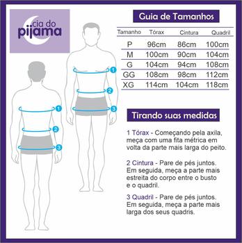 Imagem de Pijama Adulto Masculino Manga Longa Inverno 238124