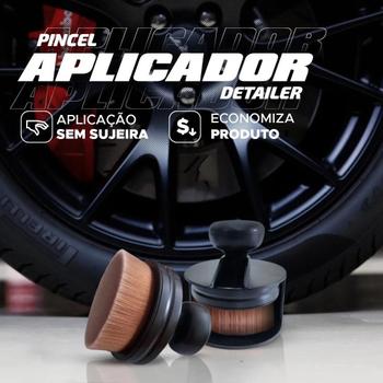 Imagem de Pincel Aplicador De Pretinho Para Pneu Carro - Detailer