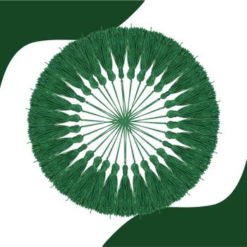 Imagem de Pingente De Seda Tassel - Franja - Verde Bandeira - Com 50 Unidades - brx