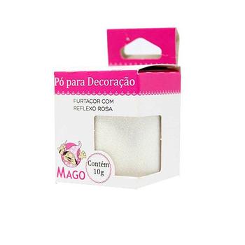 Imagem de Pó para decoração furtacor com reflexo rosa 10g Mago