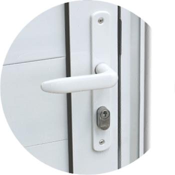 Imagem de Porta Meia Lambril Meia Vidrão Super 25 Vidro Boreal 210cm x 80cm Brimak