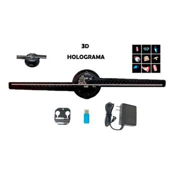 Imagem de Projetor Display Holograma 3d Led Ventilador Holográfico
