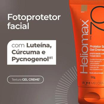 Imagem de Protetor Solar Heliomax Fps 70 Gel Creme Cor Médio 50g