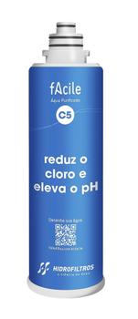 Imagem de Purificador De Água Natural Facile C5 Hidrofiltros Cinza