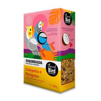 Imagem de Ração Zootekna Tropical Bird Extrusada Farinhada para Calopsita e Periquito 400g