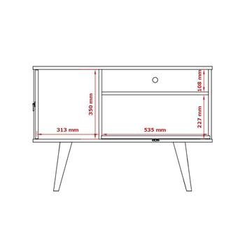 Imagem de Rack para Sala Pequena TV 32" Yan Patrimar Móveis