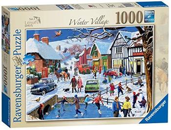 Imagem de Ravensburger 13988 Leisure Days No.3  The Winter Village, 1000pc Jigsaw Puzzle,
