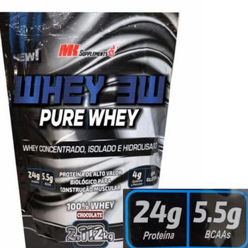 Imagem de Refil Best Gourmet Whey Pure 100% 2.112kg 3w Mk Suplementos