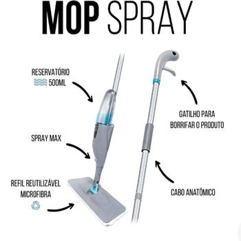 Imagem de Rodo Spray mop gira para angulos maravilhoso desifeta com porcelanato top