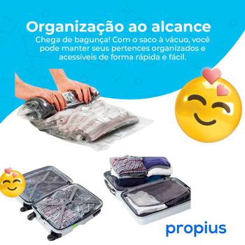 Imagem de Saco à Vacuo Para Roupas Prova De Umidade Reutilizável Organizador Arrumação Plástico Inverno Banho