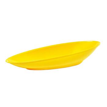 Imagem de Saladeira Oval Vemplast 60Cm Tropical Polipropileno Amarela