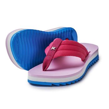 Imagem de Sandalia Feminina Kenner Kyra Comfy Dlg 02 Rosa Azul