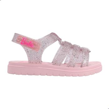 Imagem de Sandália Grendene Kids Barbie Fashionista Baby Rosa Claro/Glitter