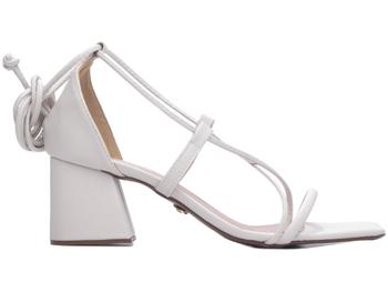 Imagem de Sandalia Salto 7cm  39 a 44  Estilo e Alto Glamour  Off White