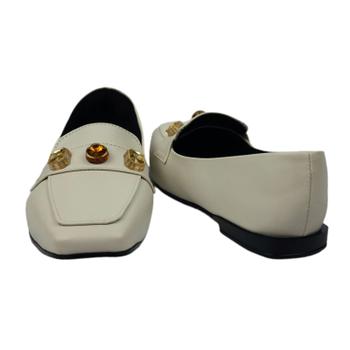 Imagem de Sapato Mocassim Loafer Feminino Baixo Pedraria Elegante Confortável Moderno