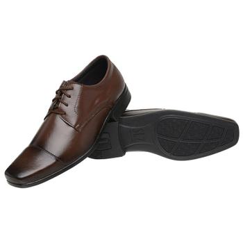 Imagem de Sapato Social Casual Masculino Bico Quadrado Sport Fino Super Confortável 1010