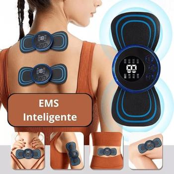 Imagem de Sem fios, sem limites: Aparelho Massageador Elétrico Recarregável para alívio muscular em movimento!