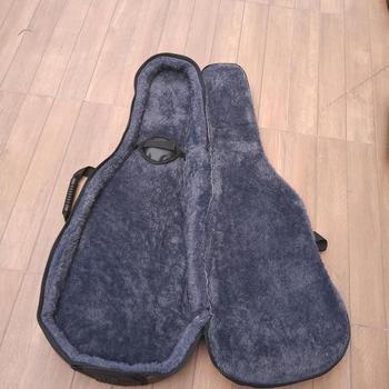 Imagem de Semi Case Violão Folk Couro Com Pelucia 1,09X44X13