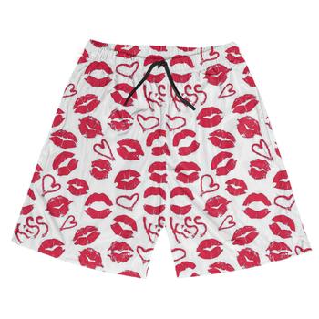 Imagem de Short Praia Shorts Banho Bermuda Verão Beijos Amor Love 150