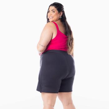 Imagem de Shorts Saia Maiara Suplex Plus Size Com Argola Feminino 1157