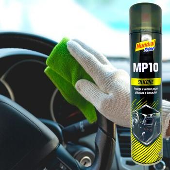 Imagem de Silicone Spray Automotivo Plástico Borracha Não Resseca 300ML Mundial Prime MP10 ComESemCheiro