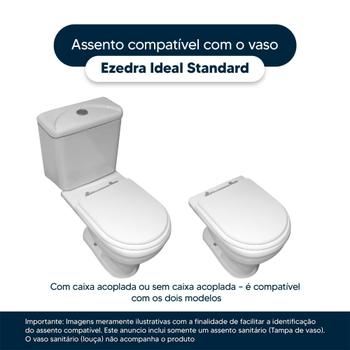 Imagem de Tampa de Vaso Sanitário com Amortecedor Ezedra Visone (Salmão) para vaso Ideal Standard