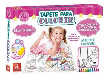 Imagem de Tapete Infantil Para Colorir Princesa