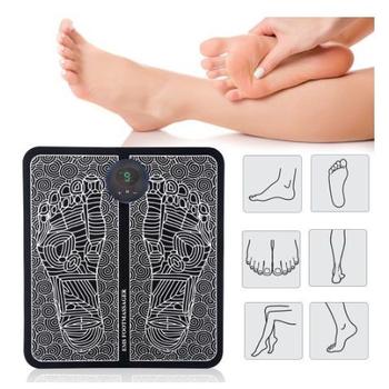 Imagem de Tapete Massageador Relaxamento Músculo  Tens Elétrico Para Pés Fisioterapia