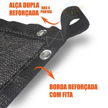 Imagem de Tela Sombreamento 80% U.V Carro Piscina 2X6,5 Alça Reforçada