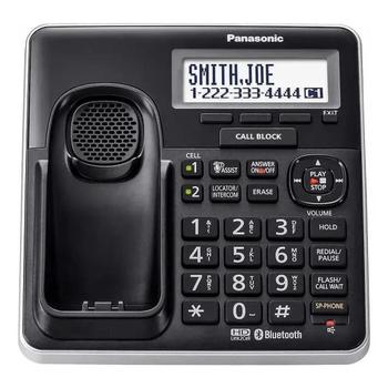 Imagem de Telefone Sem Fio Panasonic KX-TG985 5 Bases Fones De Ouvido Bluetooth Preto