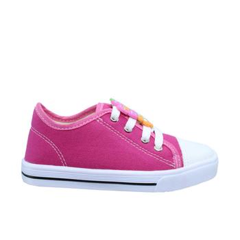 Imagem de Tenis Infantil Menina Casual Cano Baixo Star Moda Escolar Flor