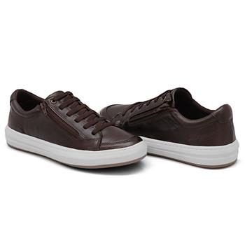 Imagem de Tenis Sapatenis Masculino Casual Em Couro e Palmilha em Gel Confortável Lançamento 004 Ref 6204 TR