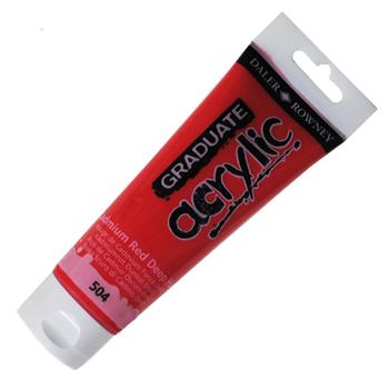 Imagem de Tinta Acrilica Graduate 120ml Cadmium Red 504 Daler Rowney