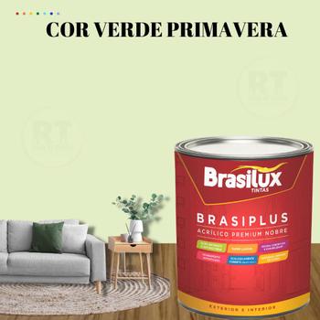 Imagem de Tinta de Parede Verdes 800ml Brasiplus Fosca