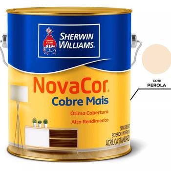 Imagem de Tinta látex pérola 3,6l novacor cobre mais sw