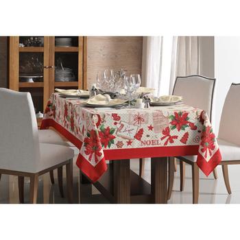 Imagem de Toalha de Mesa Natal Quadrada 4 Lugares  Karsten - Receita de Noel