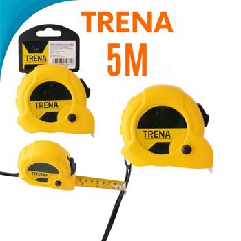 Imagem de Trena 5m Emborrachada Resistente Aço Inoxidável Precisão