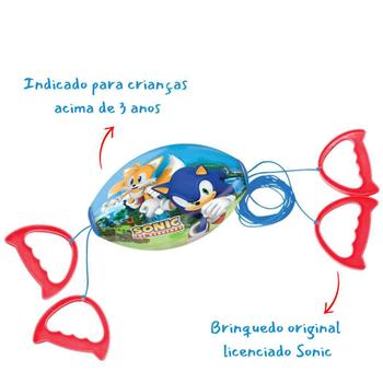 Imagem de Vai E Vem Sonic Original - Líder Brinquedos - Jogo Infantil Esporte Presente Crianças +3 Anos