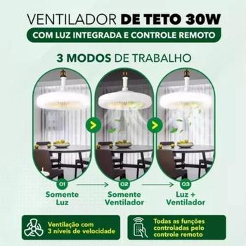 Imagem de Ventilador De Teto Para Casa Com Controle Remoto