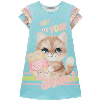 Imagem de Vestido Kukiê em Fly Tech - Gatinho - Kukie