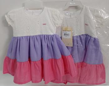 Imagem de Vestido Luxo Bebê Menina Verão Lessa Kids Enxoval Rf 8033