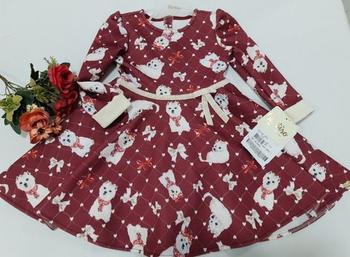 Imagem de Vestido Manga Longa Paraiso Menina Tm 1 2 3 4 Infantil 10416