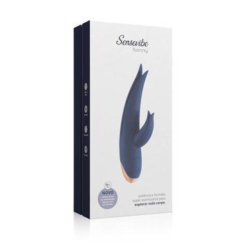 Imagem de Vibrador e Estimulador Recarregável Sensevibe Bonny - A Sos