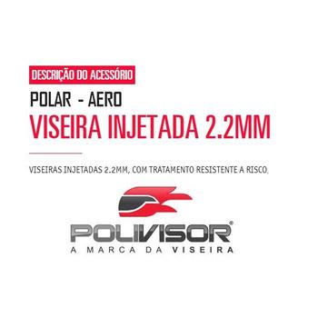 Imagem de Viseira helt polar camaleao 2,2mm polivisor 1778ca