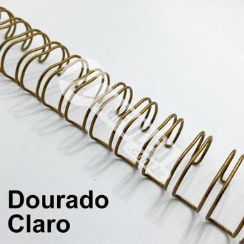 Imagem de Wire-o Espiral 1 1/8 Dourado Claro 2:1 23 anéis - 2 unidades