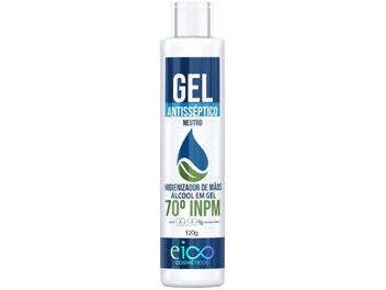 Álcool em Gel Antisséptico Neutro 70 120g - Eico Cosméticos - Magazine Ofertaesperta