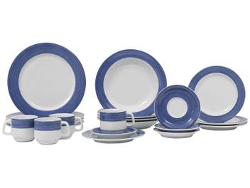 Aparelho de Jantar 20 Peças Schmidt Redondo - Porcelana Aquarela 578902000700382 - Magazine Ofertaesperta