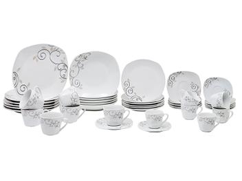 Aparelho de Jantar 42 Peças World Collection - Quadrado Porcelana Mari