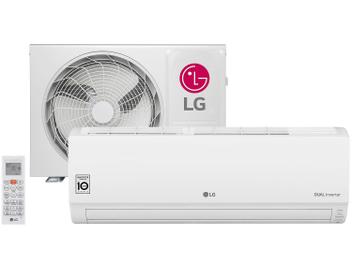 Ar-condicionado Split LG Inverter 9.000 BTUs - Quente/Frio Dual Inverter S4W09WA5WA